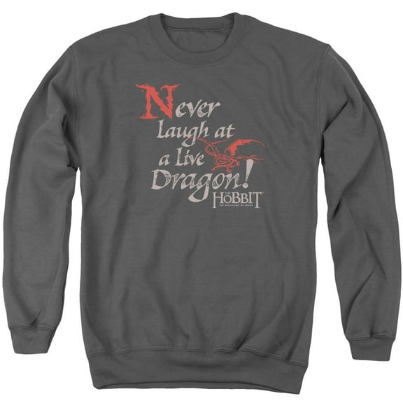 Hobbit - Never Laugh - Crewneck Sweatshirt - X-Large