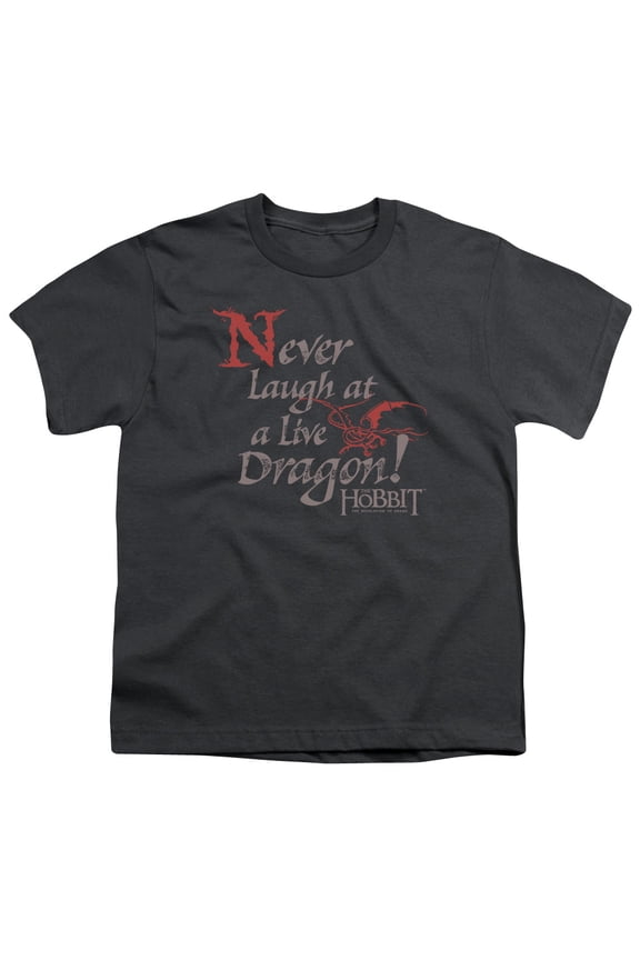 Hobbit Never Laugh Big Boys Youth Shirt