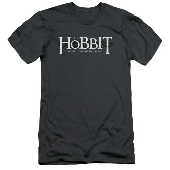 Hobbit Ornate Logo S/S Adult 30/1 T-Shirt Charcoal