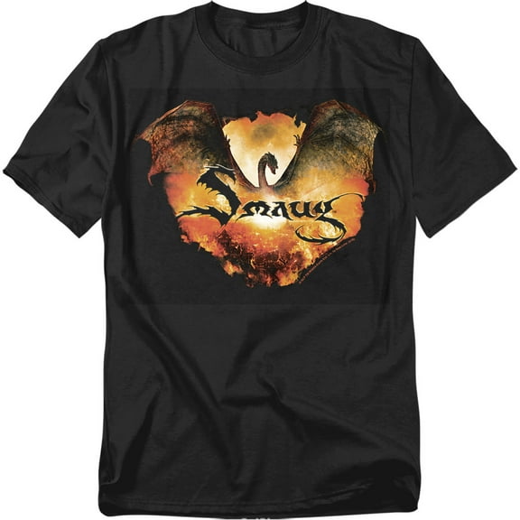 Hobbit T-Shirt Reign In Flame Unisex Graphic Tee For Men & Women