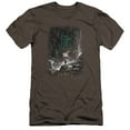 thumbnail image 1 of Hobbit Second Thoughts Premium Canvas Adult Slim Fit 30/1 T-Shirt Charcoal, 1 of 1