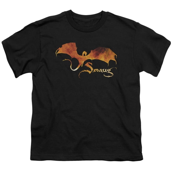 Hobbit - Smaug On Fire - Youth Short Sleeve Shirt - X-Large
