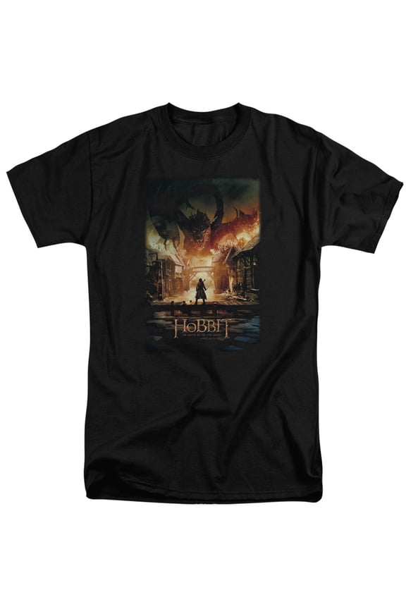 Hobbit Smaug Poster S/S Adult Tall Black