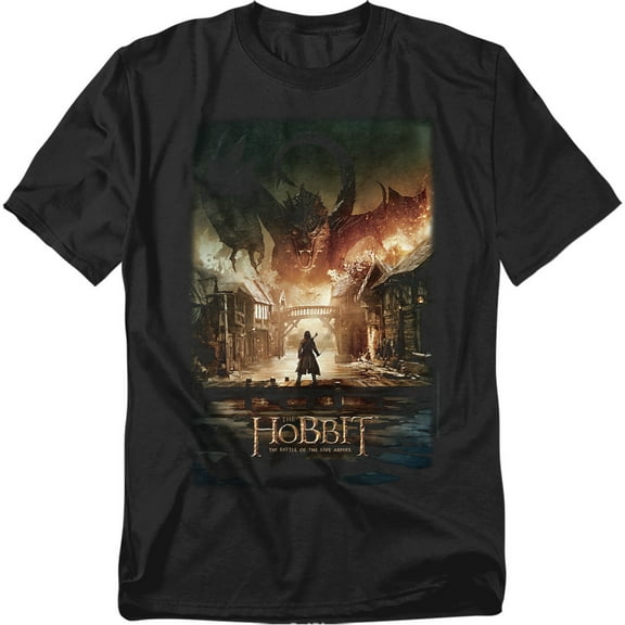 Hobbit T-Shirt Smaug Poster Unisex Graphic Tee For Men & Women