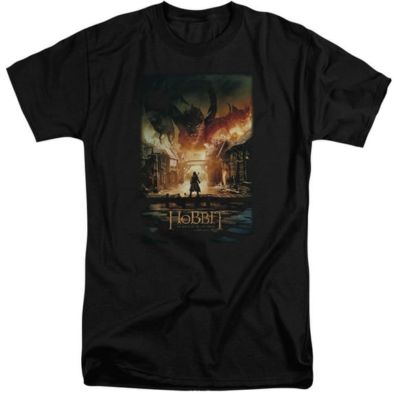 Hobbit - Smaug Poster - Tall Fit Short Sleeve Shirt - X-Large