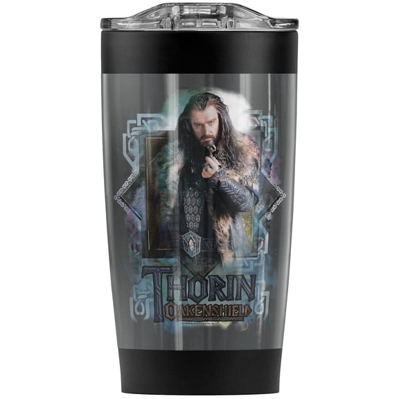 The Hobbit/Thorin Oakenshield Key Stainless Steel Tumbler 20 oz Coffee Travel Mug/Cup, Vacuum Insulated & Double Wall with Leakproof Sliding Lid | Great for Hot Drinks and Cold Beverages
