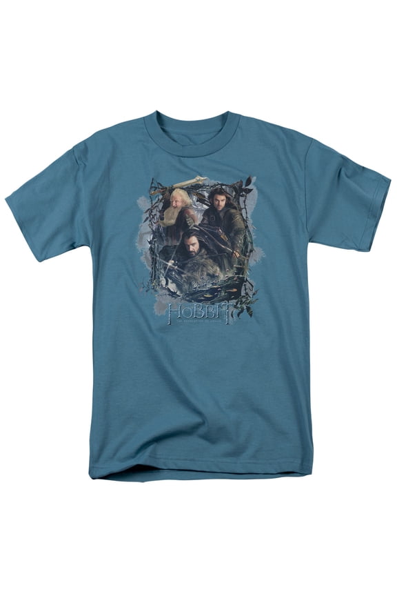 Hobbit - Three Dwarves - Short Sleeve Shirt - Medium