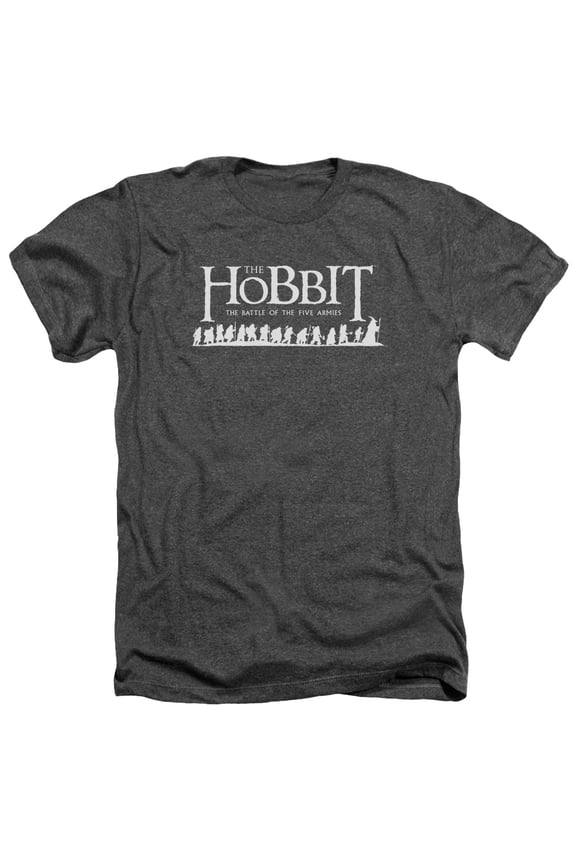 Hobbit - Walking Logo - Heather Short Sleeve Shirt - Small