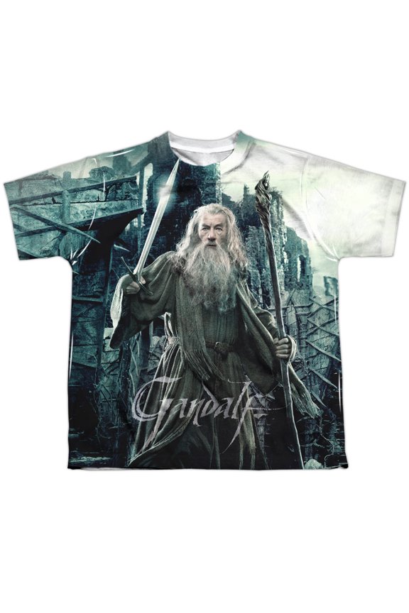 Hobbit - Wizard - Youth Short Sleeve Shirt - Large
