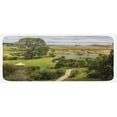 thumbnail image 1 of Hobbits Kitchen Mat, Overhill Matamata New Zealand Movie Set Hobbit Land Village Movie Set Image, Plush Decorative Kitchen Mat with Non Slip Backing, 47" X 19", Green Brown, by Ambesonne, 1 of 1