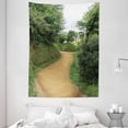 thumbnail image 1 of Hobbits Tapestry, Elf Path in Woods of Hobbit Land in The Shire New Zealand Movie Set Image Print, Wall Hanging for Bedroom Living Room Dorm Decor, 60W X 80L Inches, Green Brown, by Ambesonne, 1 of 1