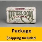 Hobbs Heirloom Fusible 108 x 90 Inches Fabric Purchase Form, Queen Size, 80% Cotton 20% Polyester, 1.6 lbs