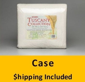 Tuscany 20% Wool 80% Cotton Batting Queen 96in X 108in