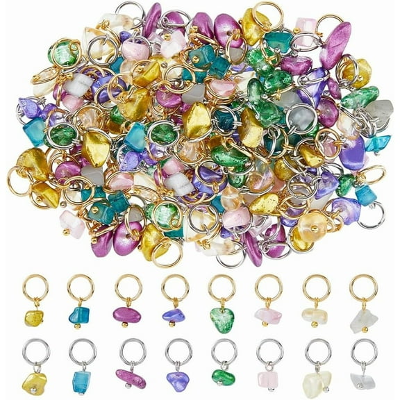 Hobbspring 2Pcs Rhodium Plated 925 Sterling Silver Heart Charms with S925 Stamp Anti-Tarnish Real Platinum Plated 10~10.5x7x4mm Hole: 3x1.5mm