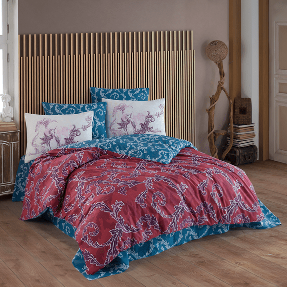 Hobby Avangarde Red - Ranforce Double Duvet Cover Set