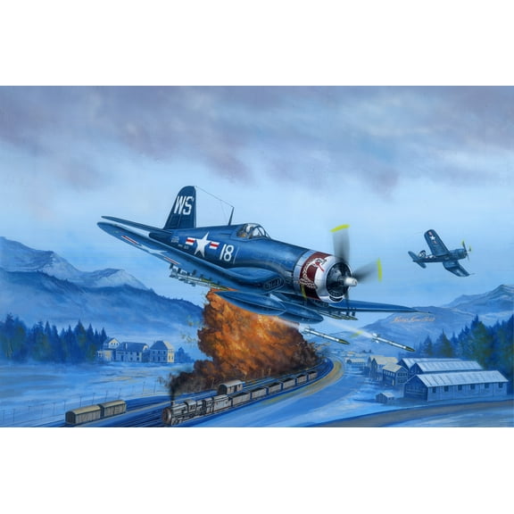 Hobby Boss 80387 1:48 US F4U-4 Fighter Late Version Plastic Model Kit