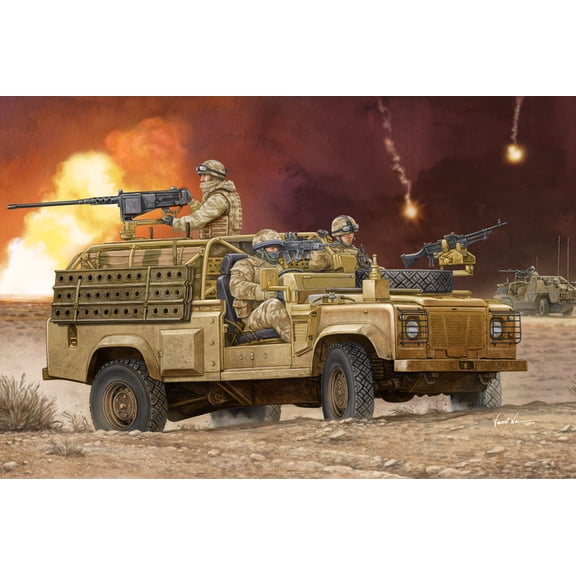 1/35 Land Rover Wolf W MIK 4X4 Truck Plastic Models Armor/Military 1/35