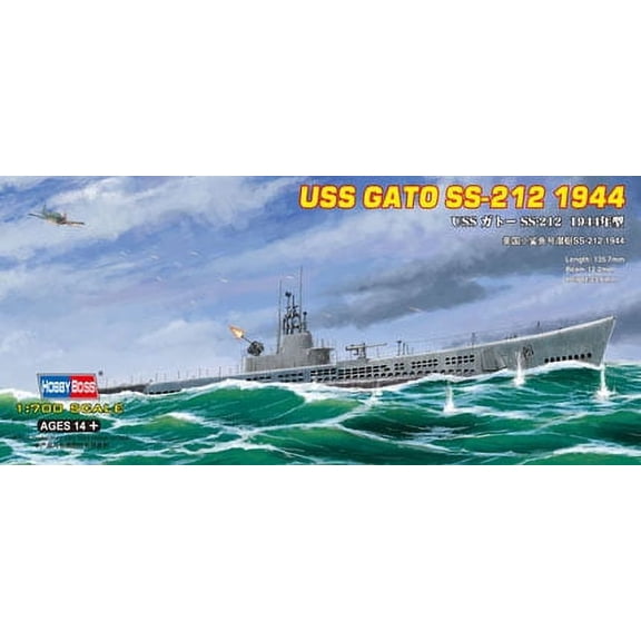 Hobby Boss Models 87013 USS GATO SS-212 1944 1:700