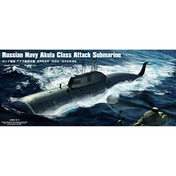 Hobby Boss Russian Akula Class Attack Submarine Model Building Kit