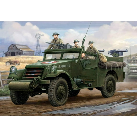 Hobby Boss US M3A1 White Scout Car - Early Production New