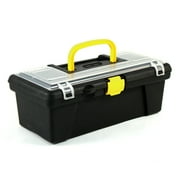 Hobby Craft Tool Box Dual Compartment Lightweight Design Snap Closure