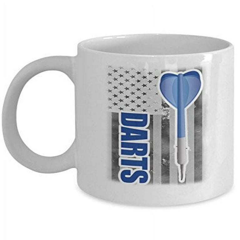 Hobby 11 oz Coffee Mug - Arrow Design White Ceramic Gift - Walmart.com