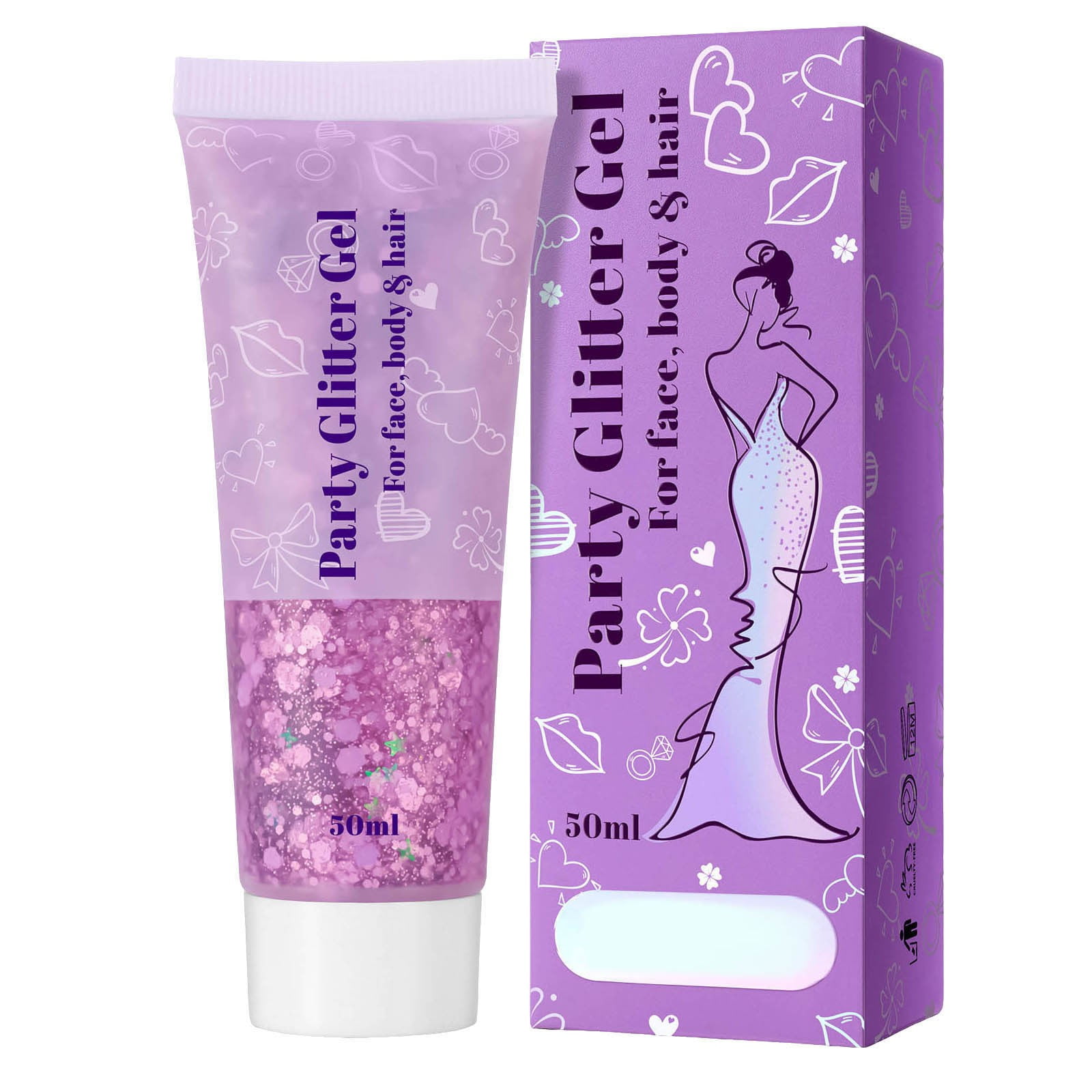 Hobby Lobby Artist Case Acrylic Gloss Varnish en Neon Glitter Extra