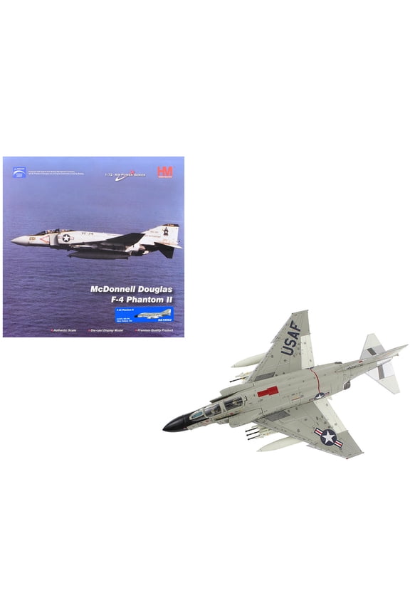 McDonnell Douglas F-4C Phantom II Fighter-Bomber Aircraft "Thailand" (1965) US Air Force 1/72 Diecast Model by Hobby Master