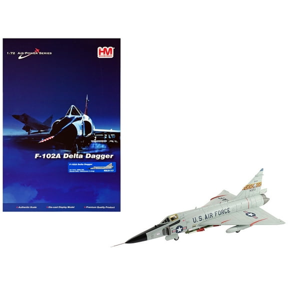 Convair F-102A Delta Dagger Interceptor Aircraft US Air Force "Air Power Series" 1/72 Diecast Model by Hobby Master