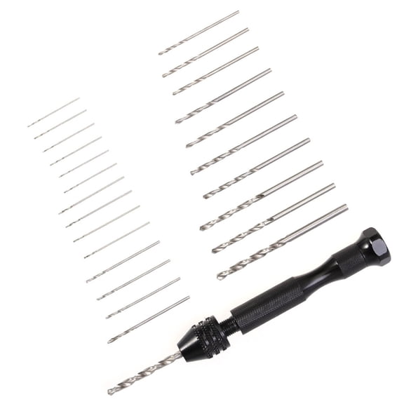Hobby Pin Vise Hand Drill Vice Twist Straight Handle