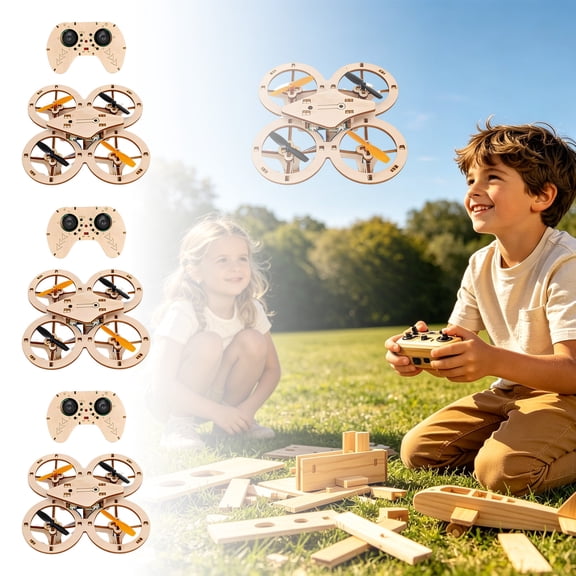 Hobby Play Set, Propeller Guard Drone, Build Your Own Drone, Mini Drone for Student, Diy 2.4Ghz Flying Toys Measuring 7.6X2.2X9.6 In, Perfect for Developing Hands-On Skills and