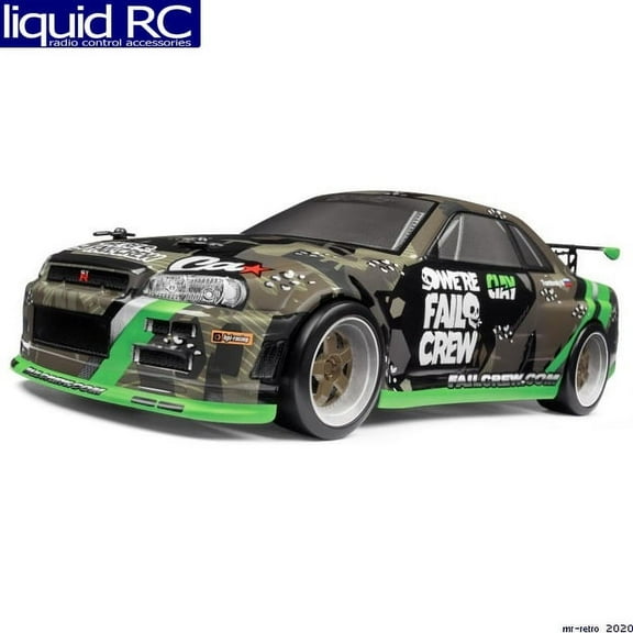 Hobby Products Intl. 120166 Fail Crew Nissan Skyline R34 Painted Body Micro RS4