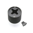 thumbnail image 1 of Hobby Products Intl. 1458 Aluminum heat sink Head Black F3.5, 1 of 1