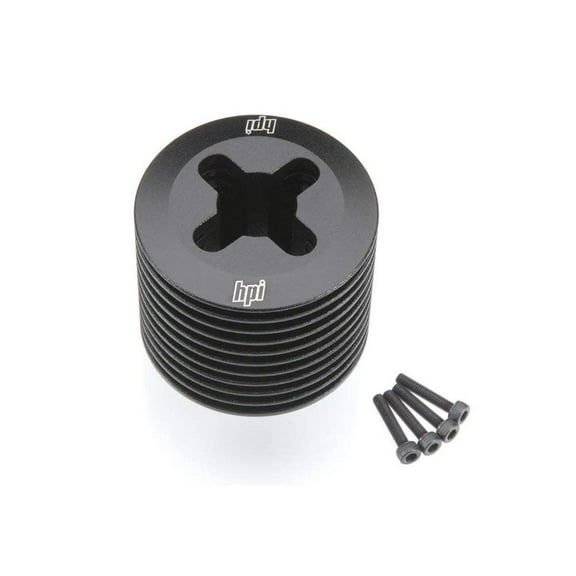 Hobby Products Intl. 1458 Aluminum heat sink Head Black F3.5