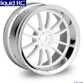 thumbnail image 1 of Hobby Products Intl. 3283 Work Xsa Wheels 26mm Chrome/White 3mm Offset (2), 1 of 2