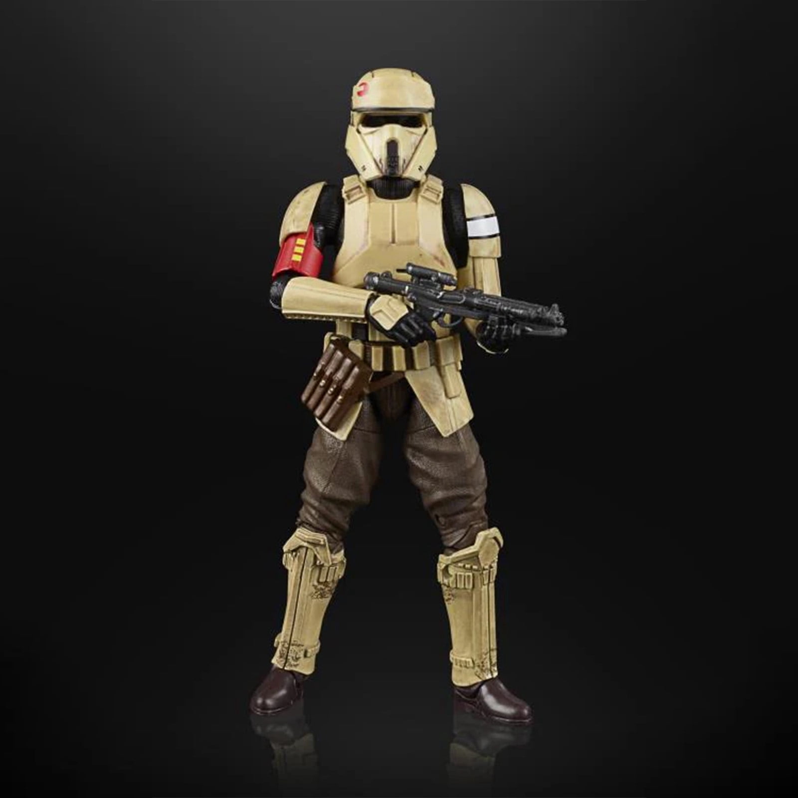 Bandai Spirits Hobby Star Wars Sandtrooper Model Kit - 1/12 Scale, 7" Figure With Weapons & Base