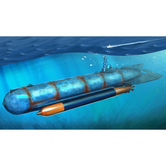 HobbyBoss 80170 WWII German Molch Midget Submarine 1/35 Scale Plastic Model Kit