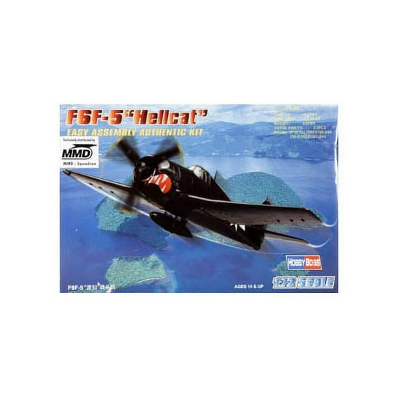 HobbyBoss 80260 Grumman F6F-5 Hellcat 1/72 Scale Plastic Model Kit