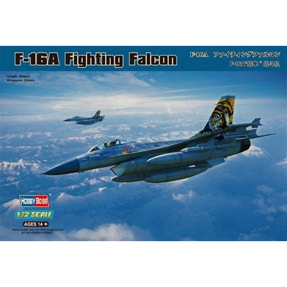 HobbyBoss 80272 F-16A Fighting Falcon 1/72 Scale Plastic Model Kit