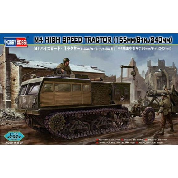 HobbyBoss 82408 M4 High Speed Tractor 1/35 Scale Plastic Model Kit