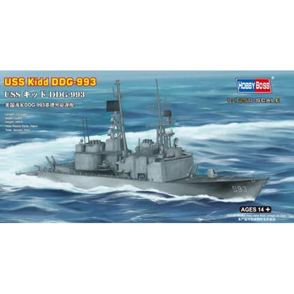 HobbyBoss 82507 US Guided-Missile Destroyer Kidd DDG-993 1/1250 Scale Model