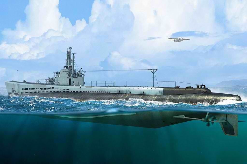 HobbyBoss 83524 US Submarine Gato 1944 1/350 Scale Plastic Model Kit