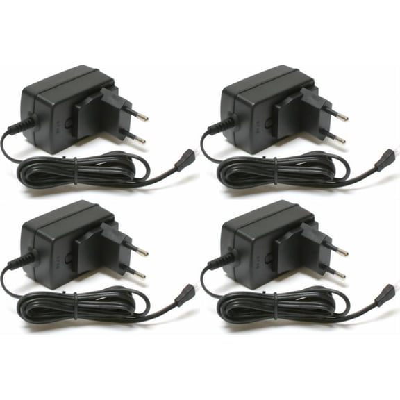 HobbyFlip 3.7V Battery Wall Charger with LED 220V UK HM-CB100-Z-21 (220V) Compatible with Attop YD-716 4 Pack