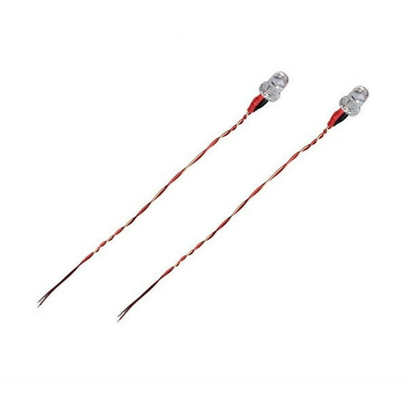 HobbyFlip 3.7v Red LED Lights Night Flying Light H107C-A33 Compatible with Hubsan X4 H107D 2 Pack