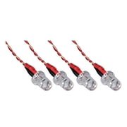HobbyFlip 3.7v Red LED Lights Set Night Flying Quadctoper Red LED H107C-a33 Compatible with Hubsan X4 H107D