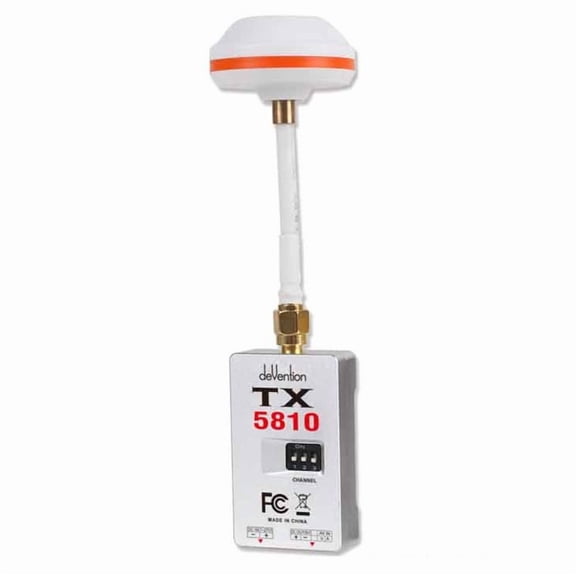 HobbyFlip 5.8Ghz Video TX 5810 FPV Transmitter for Camera First Person TX5810 Compatible with RC Aircraft