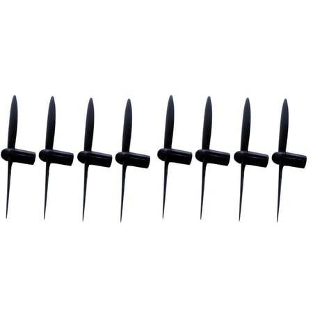 HobbyFlip All Black Nano Quadcopter Propeller blade Set 30mm Compatible with Hubsan Nano Q4 H111 2 Pack
