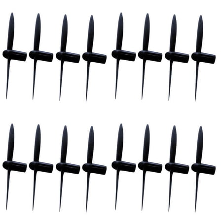 HobbyFlip All Black Nano Quadcopter Propeller blade Set 30mm Compatible with Hubsan Nano Q4 H111 4 Pack