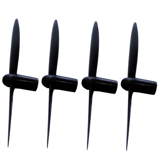 HobbyFlip All Black Nano Quadcopter Propeller blade Set 30mm Compatible with Sharper Image DX-1 Micro Drone