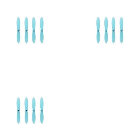 HobbyFlip All Blue Nano Quadcopter Propeller blade Set 30mm Propellers Compatible with Estes Proto-X 3 Pack